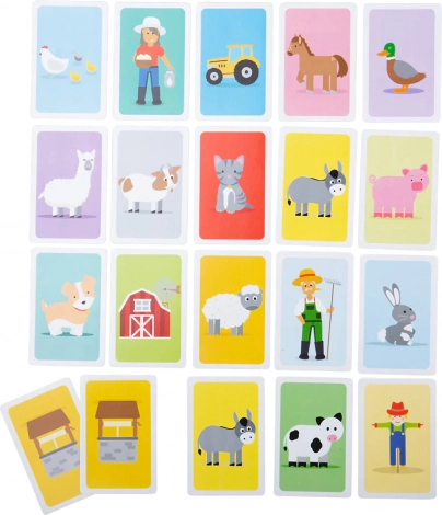 Illustrations joyeuses de la ferme pour les plus petits