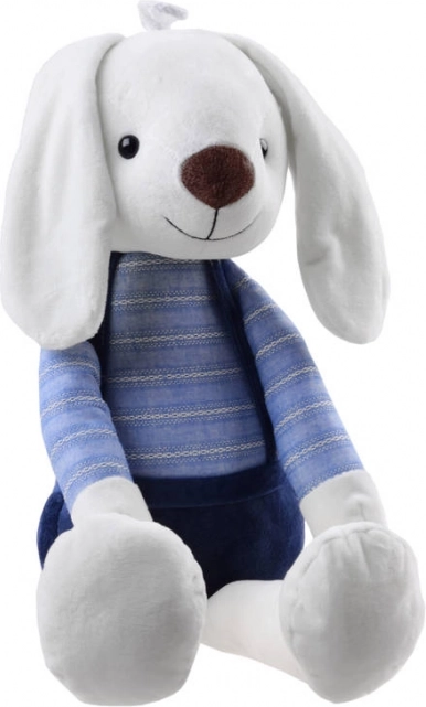 Plüsch-Häschen in Latzhose 60 cm – Blau