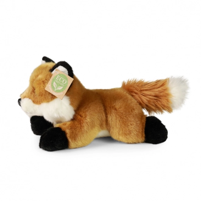 Pluche vos liggend 20 cm ECO-VRIENDELIJK