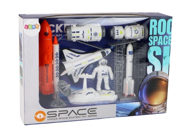 Ruimte missie Ruimteraket Ruimteschip Set 8 stuks