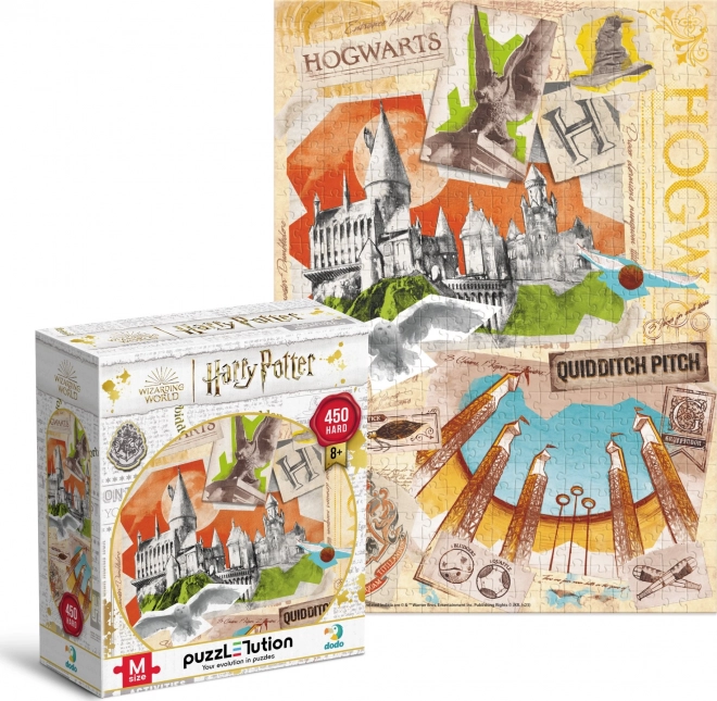 Puzzle Harry Potter: Schule für Hexerei und Zauberei in Hogwarts 450 Teile