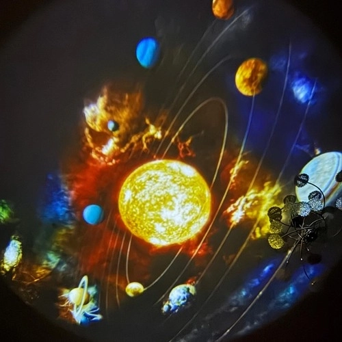LED sterrenprojector met lampje