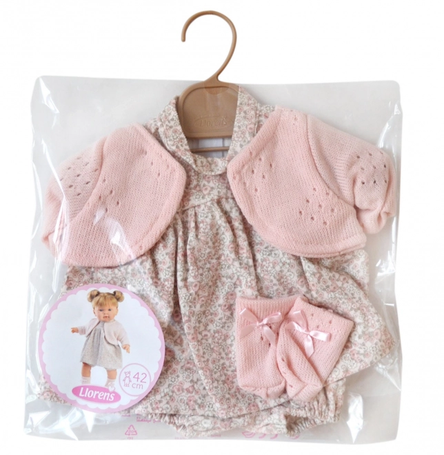 Kleid für Puppe Llorens 42 cm