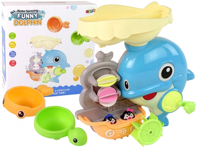 Leuke watertoy Dolfijn voor in bad