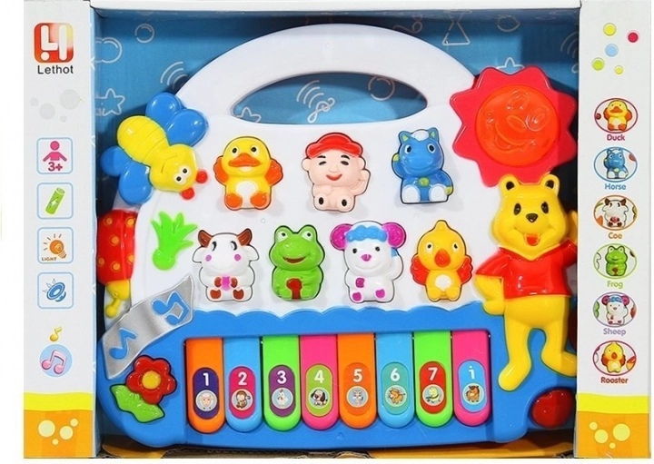 Baby Piano - Dierengeluiden 2 kleuren