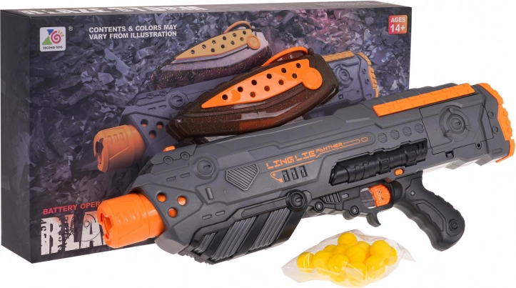 Halfautomatisch pistool BLAZE STORM voor foamkogels, grijs