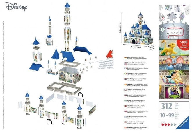 3D puzzel Kasteel Disney Ravensburger