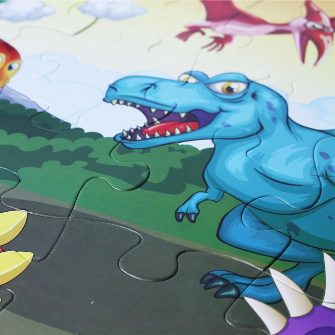 Vloerpuzzel Dinosauriërs maxi