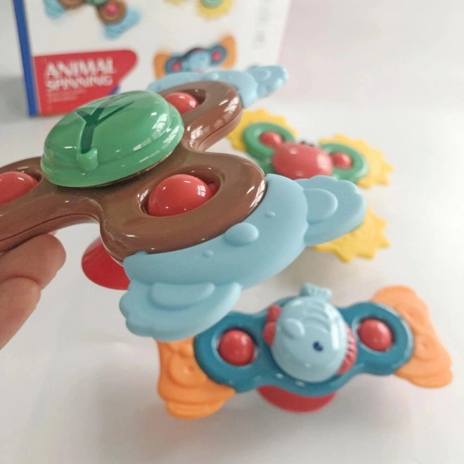 Woopie kind sensorische educatieve spinner 3in1 in kleurrijk ontwerp