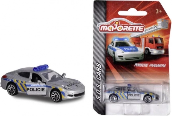 Voiture de police en métal version tchèque