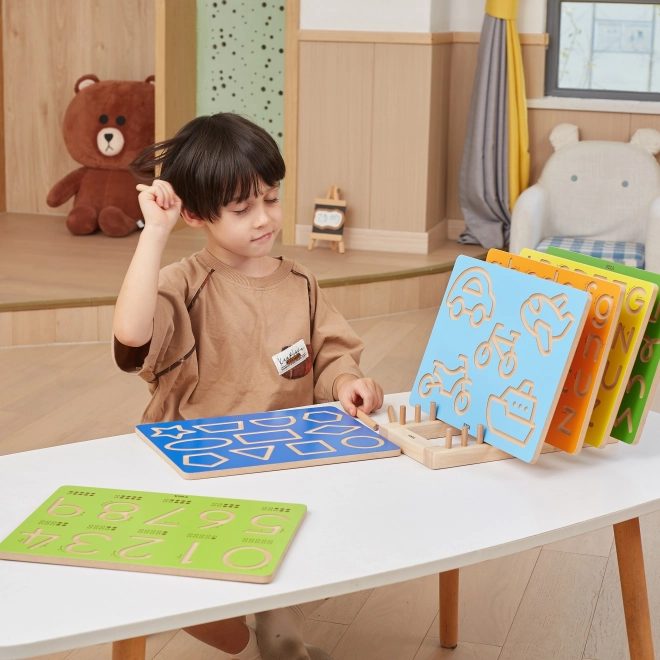 Tablette en bois pour la relaxation des mains