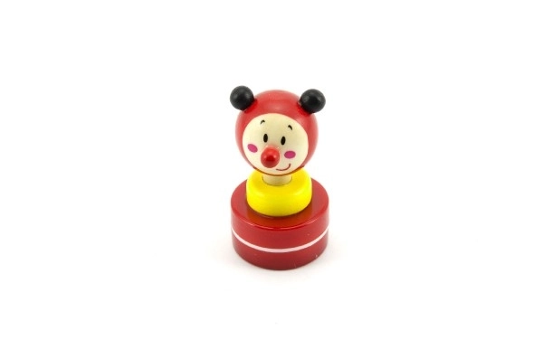Stempel hout 6cm ass. 5 soorten 20 in doos