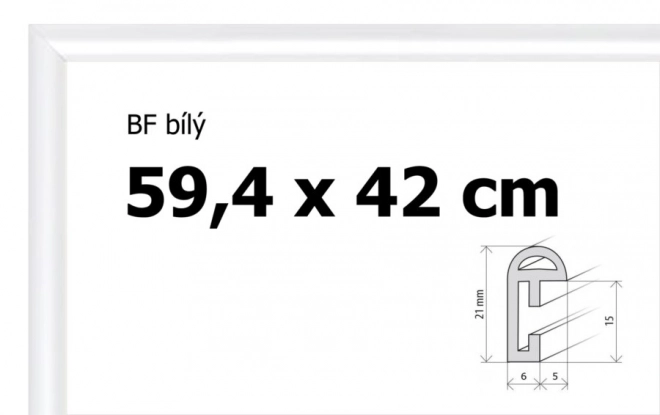 Weißer Kunststoffrahmen für Puzzle A2