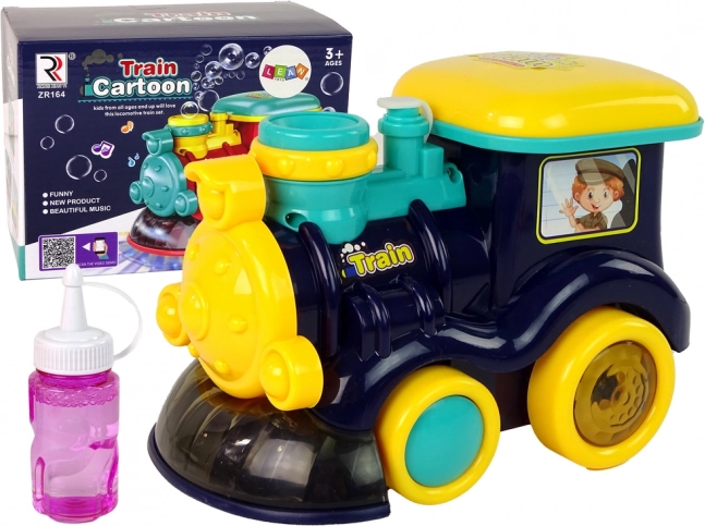 Bubble Locomotive with Lights and Sounds – Blue