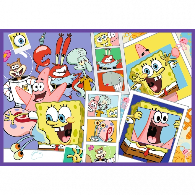 Puzzel 4x250 Gekke Wereld van SpongeBob