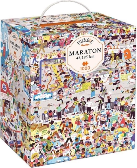 Puzzel Puzzlove marathon 42,195 km – 1000 stukjes