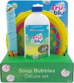 fru blu deluxe kit pour bulles géantes avec recharge 0,4 l