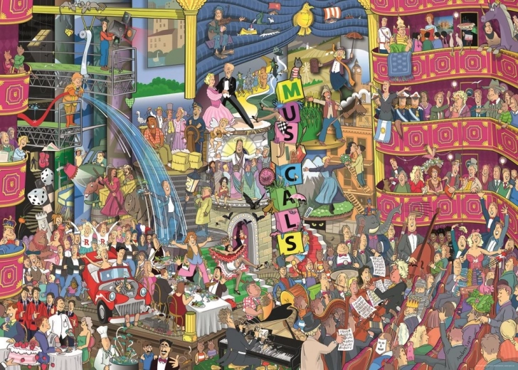 HEYE Puzzel De beste musicals 1000 stukjes