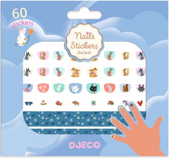 Animal Nail Stickers for Kids