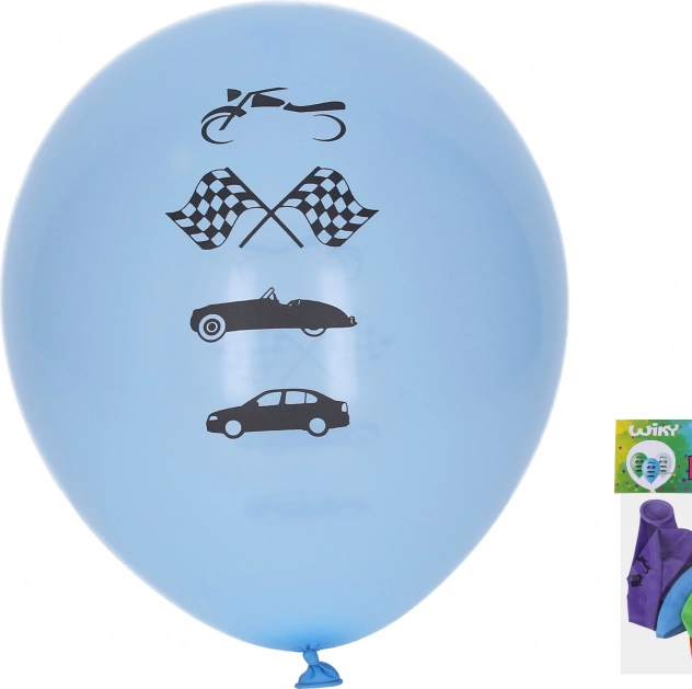 Ballons gonflables 30 cm Voitures – lot de 5 pcs