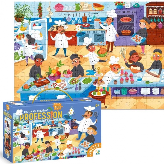 Puzzle DODO Chef Profession 150 Pieces
