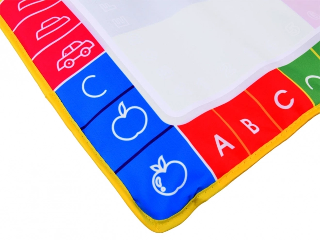Kleurige watermat met pen