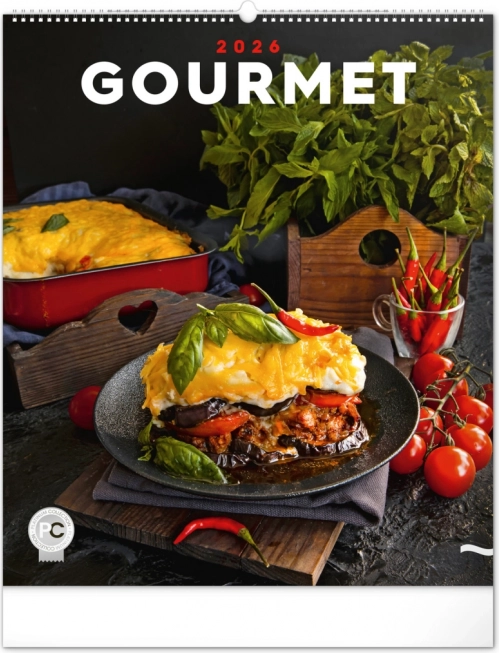 Calendrier mural Gourmet 2026