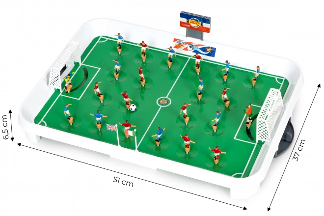 Mini Table Football Game with Spring-Loaded Players