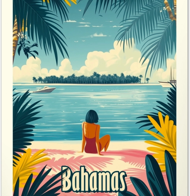 Wandkalender Vintage posters Tropische paradijzen 2026