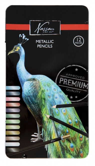 Metallic Colored Pencils Set