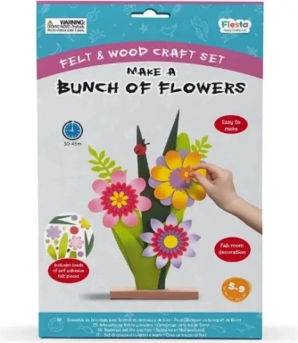 Fiesta Crafts Creative Set 3D Puzzle Bouquet