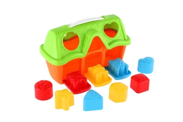 Boerderijvormpjes met 10 stuks van plastic 25x17x11cm 12m+