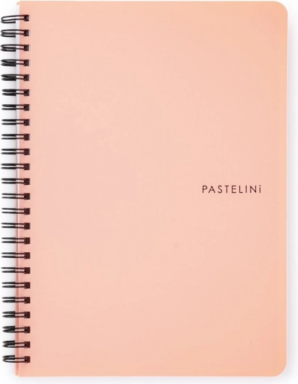Bloc à anneaux A5 Pastelini couleur abricot