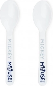 Set de cuillères pour enfants Mickey avec étui de voyage