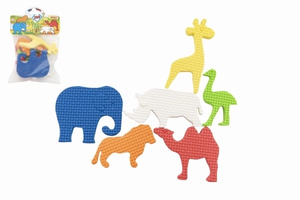 Schuimdieren ZOO 6 stuks