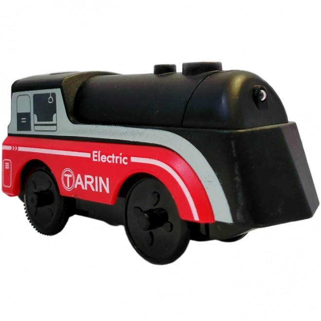 Elektrische locomotief met magnetische wagons