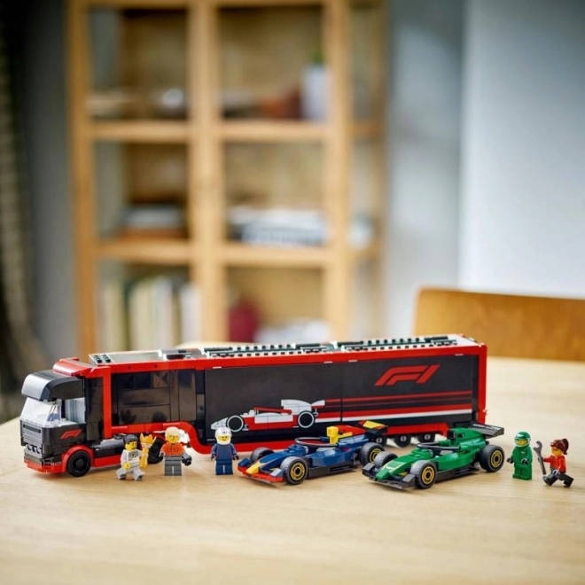 LEGO City F1-LKW mit Rennfahrzeugen