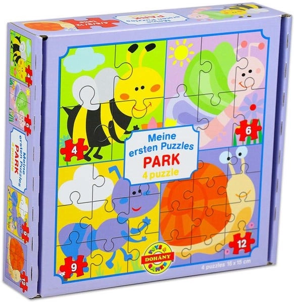 Puzzle Moyens de transport 4-en-1 de Dohány