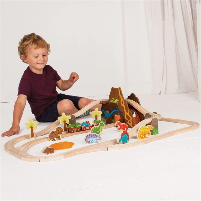Bigjigs Rail Houten Dinosaurustrein