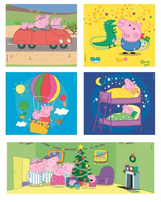 Puzzel Varkentje Peppa 10in1 van Clementoni