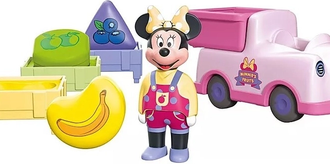 Set van figuren JUNIOR & Disney Mickey Mouse en fruit sorteerder