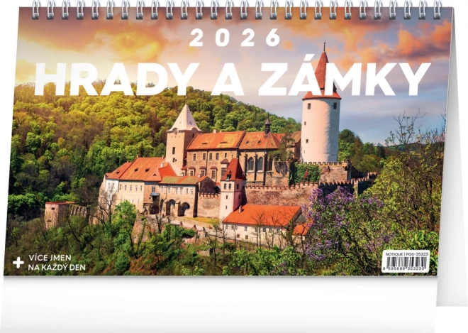 Bureaukalender Kastelen en Paleizen 2026