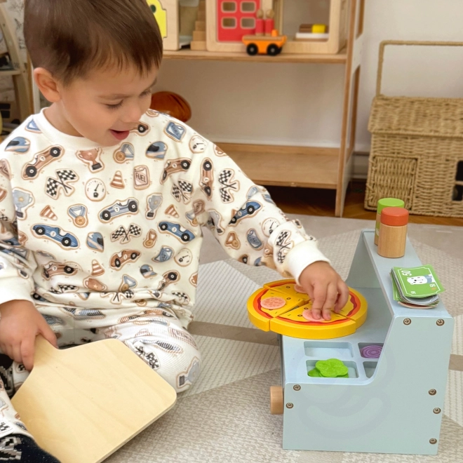 Tooky Toy Holz-Pizza-Set mit Zubehör