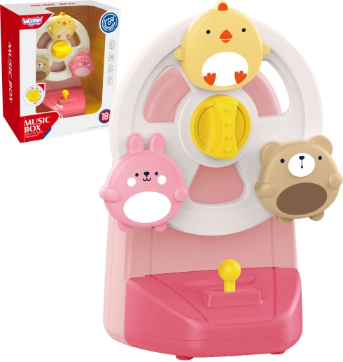Musical Animal Carousel – WOOPIE music box with suction cup