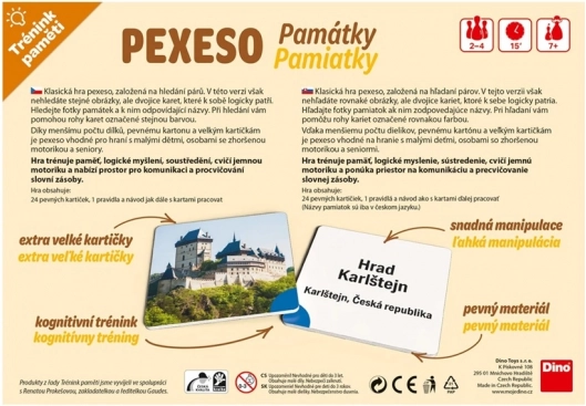 Pexeso Landmarks by Dino