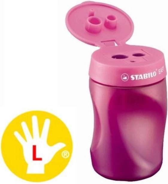 Stabilo EASYsharpener sharpener for left-handers pink