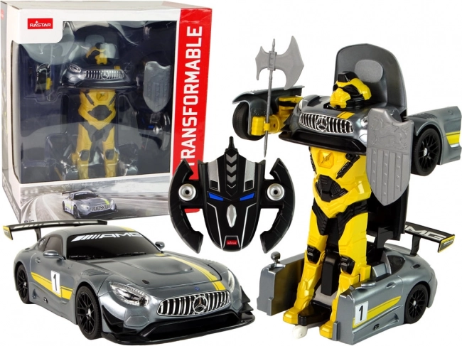 RC auto RASTAR Mercedes-AMG GT3 transformerende robot 1:14