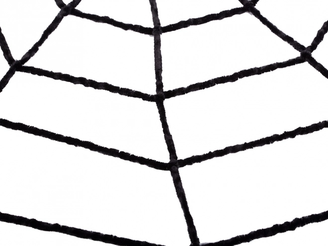 Kunstmatige zwarte spinnenweb voor Halloween