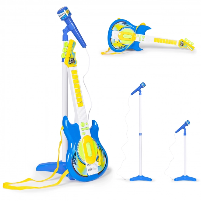 Set microfoons voor elektrische gitaar voor kinderen mp3 - blauw