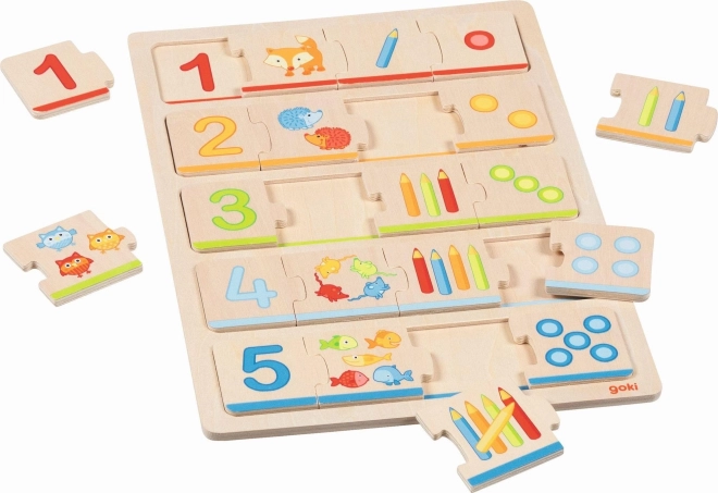 Wooden Insert Puzzle Learn to Count